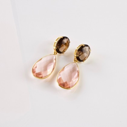 Pendientes Champagne Rosé