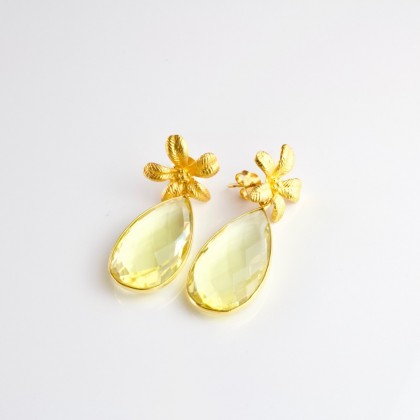 Pendientes Lemon Quartz